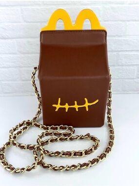 Travis Scott Cactus Jack x McDonalds Bag with Chain Strap and original packaging